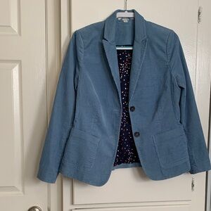 Boden Light Blue Women's velvet Blazer